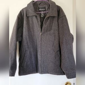 Vintage No Boundaries Wool Bombers Jacket Gray Size Men’s Large
